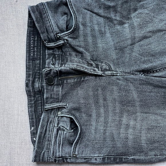 ALLSAINTS High Rise Skinny Black Jeans - Picture 4 of 4